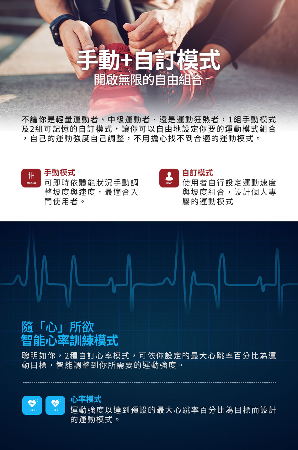 手動+自訂模式 開啟無限的自由組合